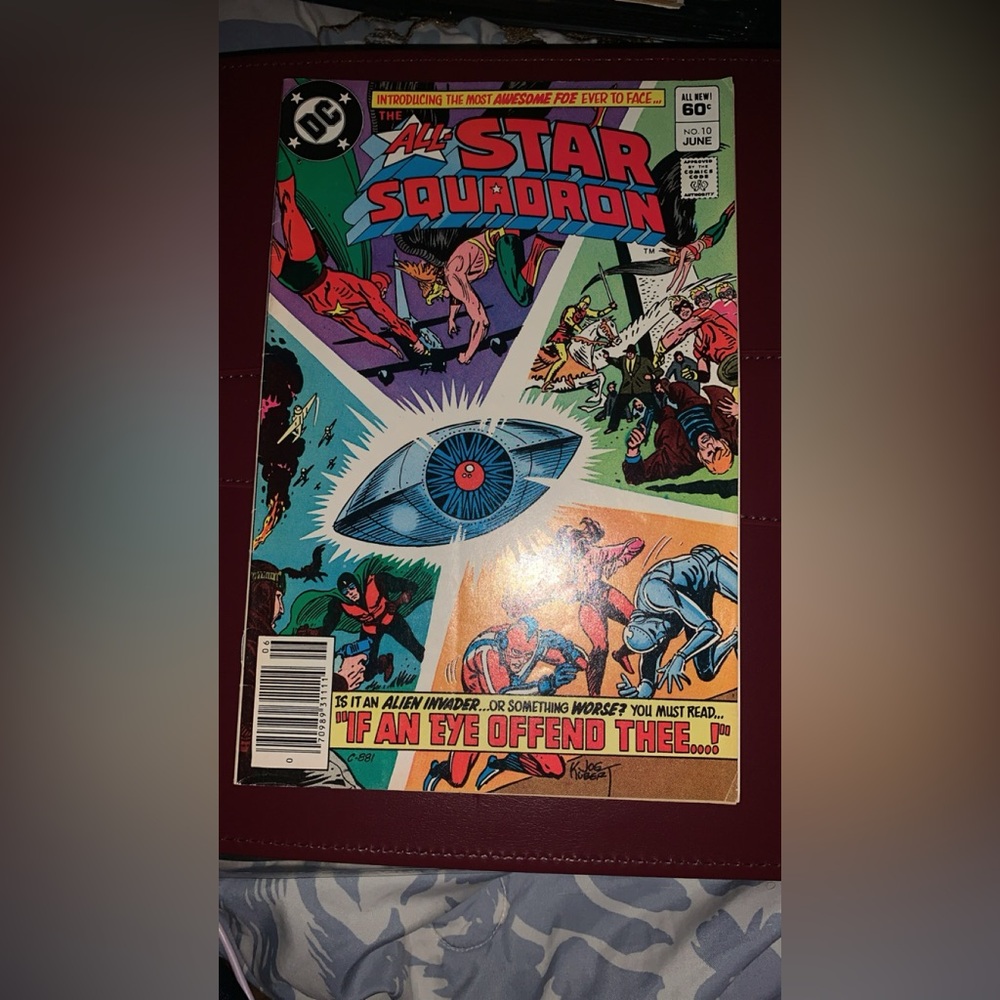 1982 DC Comics All Star Squadron #10 Comic Book Vintage If An Eye Offend Thee